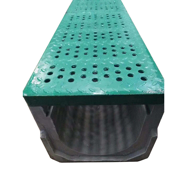 High quality roadway resin U type concrete water drainage channel Drainage ditch