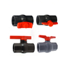 1/2"-4" DIN Plastic PVC Octagonal Threaded Compact Ball Valve